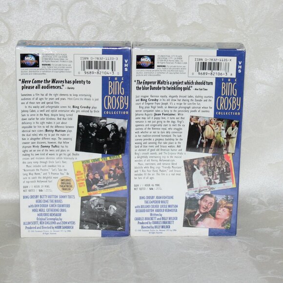 The Bing Cosby Collection | VHS 4 Movies Box Set Factory Sealed | Christmas Gift - Picture 4 of 15